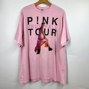 Gladen Women's Pink Trust Fall 2023 North America Tour Short Sleeve Tee Size 2XL
